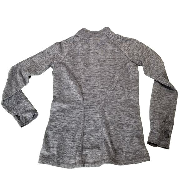 Eddie Bauer Top Womens Medium Long-Sleeve 1/4-Zip Gray Activewear - Picture 2 of 8